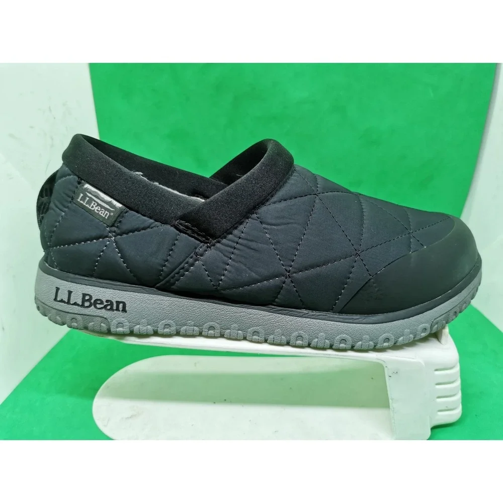 LL Bean Ultralight PrimaLoft Slip-On Shoes Women's Size 9 M Black Waterproof